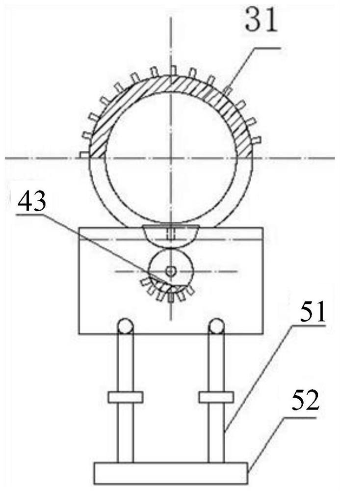 A concrete conveying device