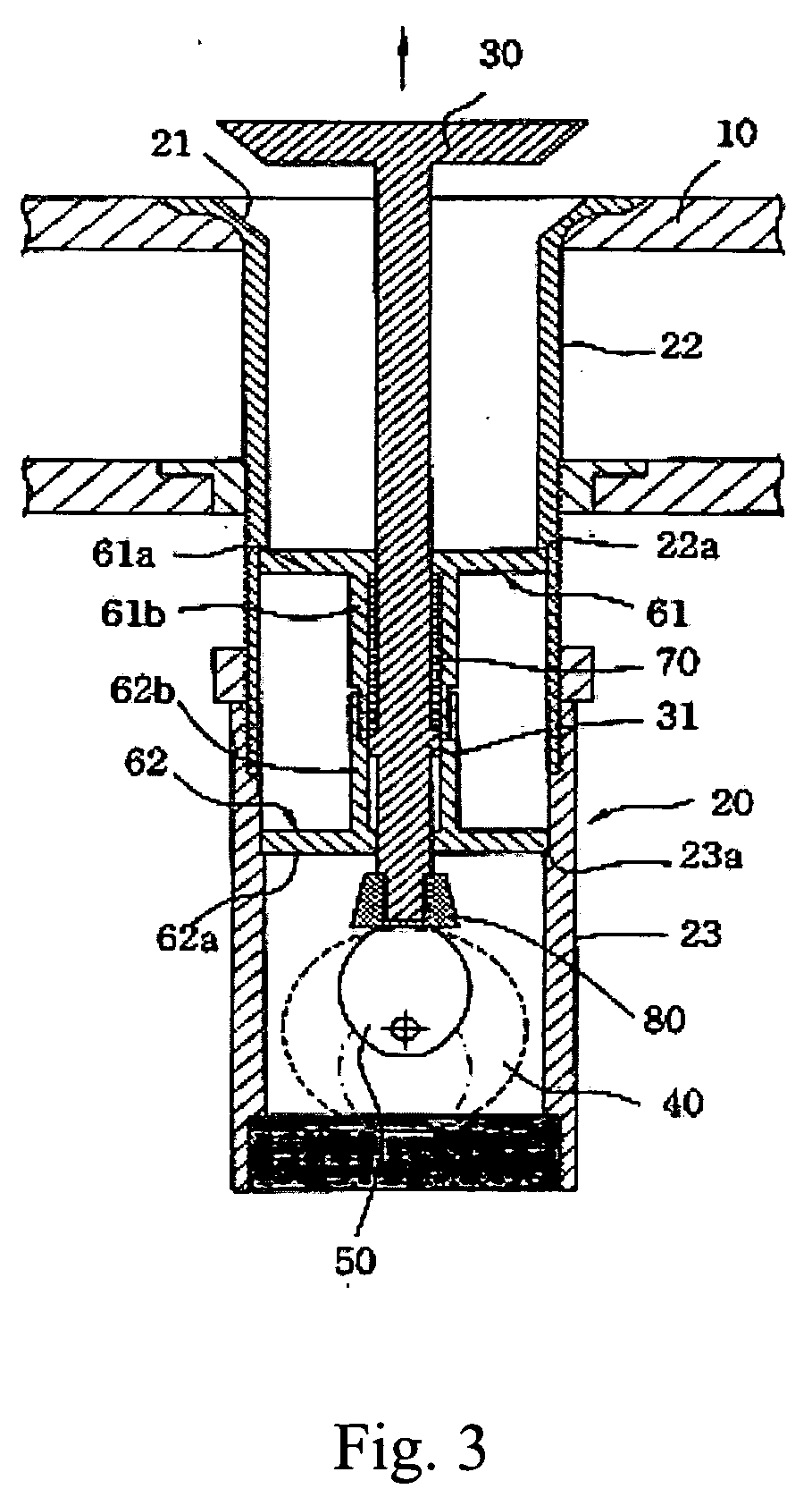 Apparatus for automatically operating a drain valve in a washstand