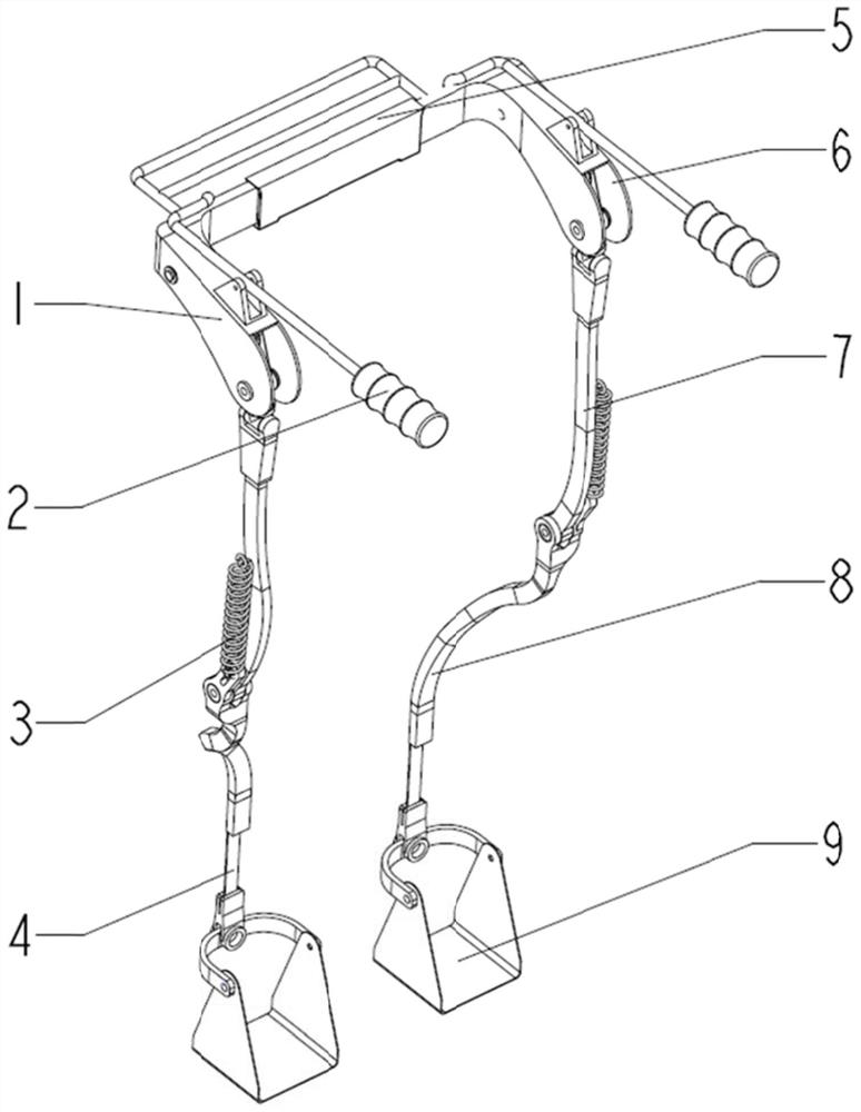 Enhanced weight bearing exoskeleton capable of improving gait stability