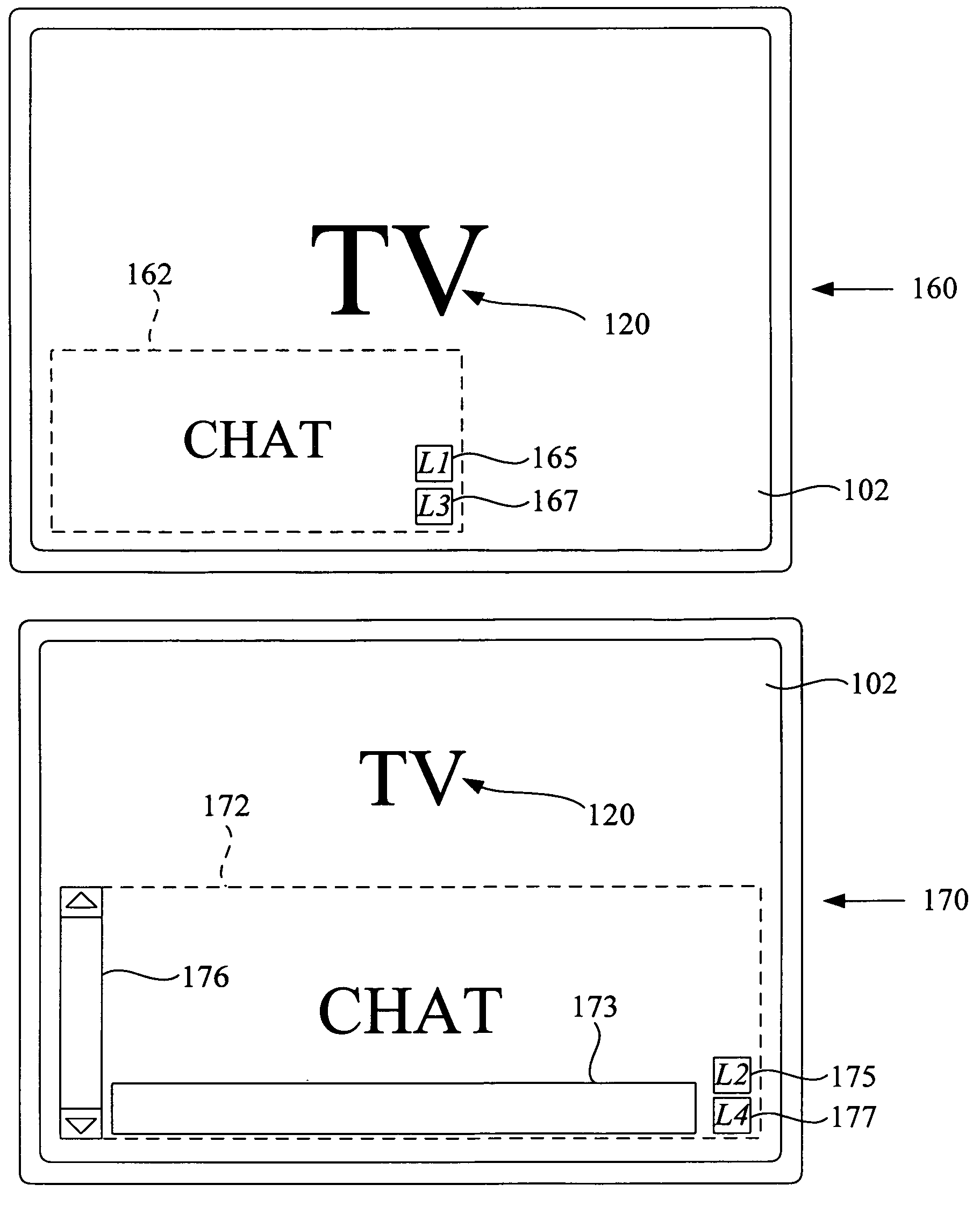 Multimode interactive television chat