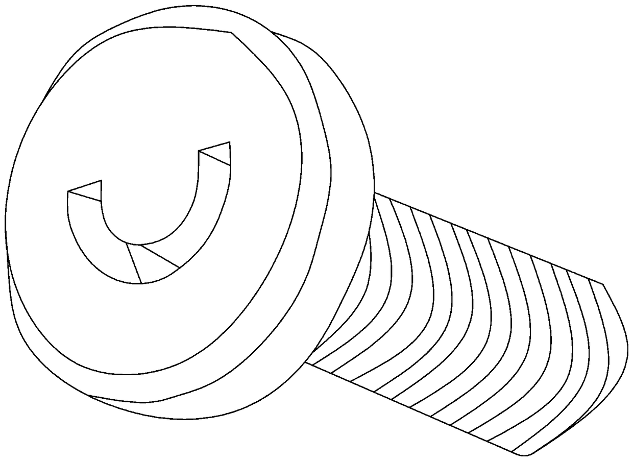 Tightening clamp for hinge screw tightening robot