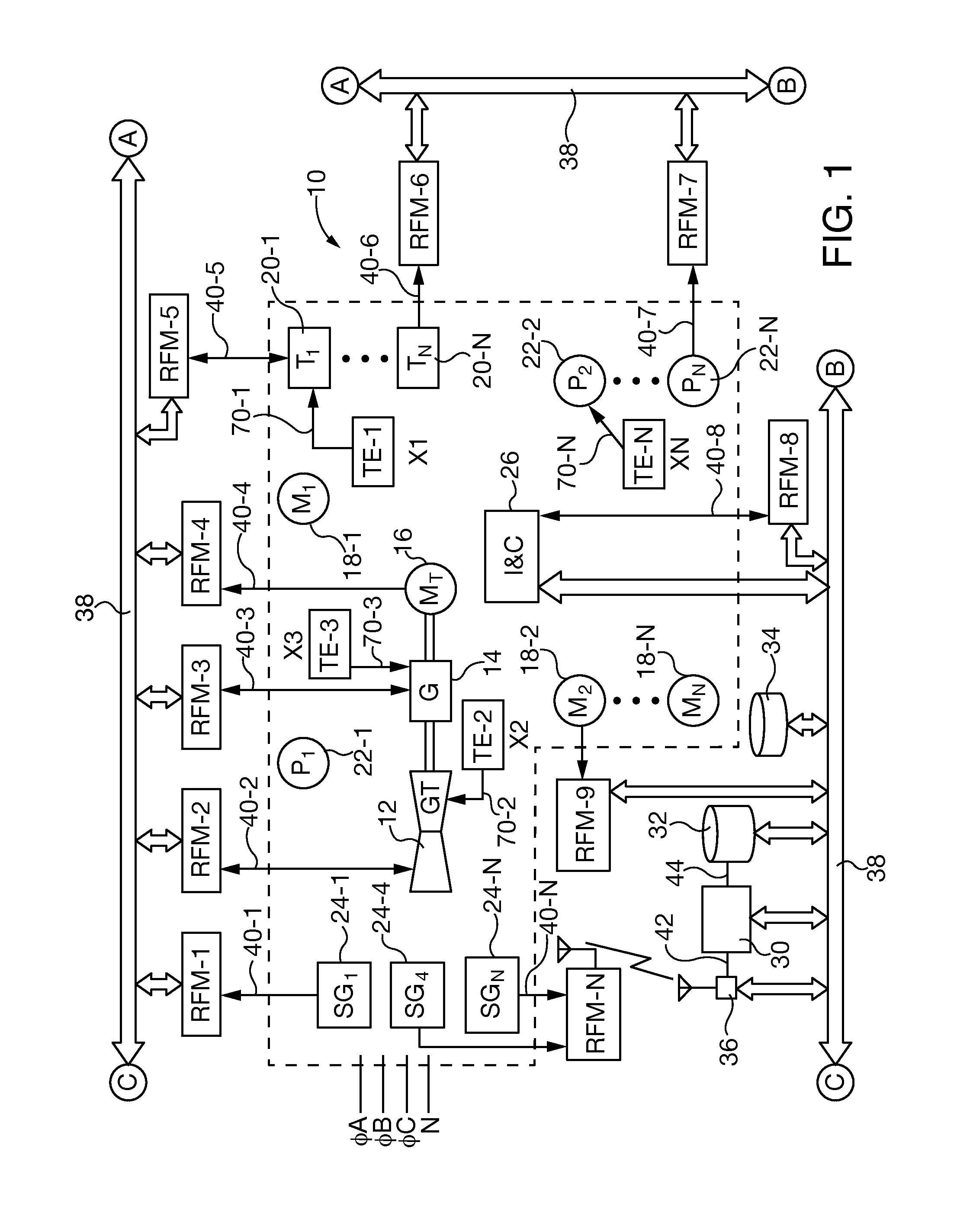 Self learning radio frequency monitoring system for identifying and locating faults in electrical distribution systems