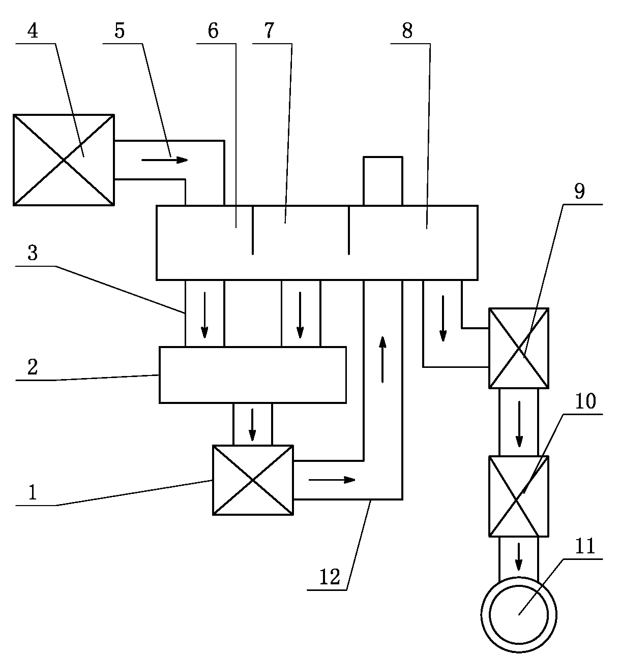 Method and device for preparing powdered iron through magnetizing low-iron red mud