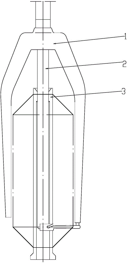 Upper spindle rod suspended rod flyer with bobbin hanging unloading mechanism