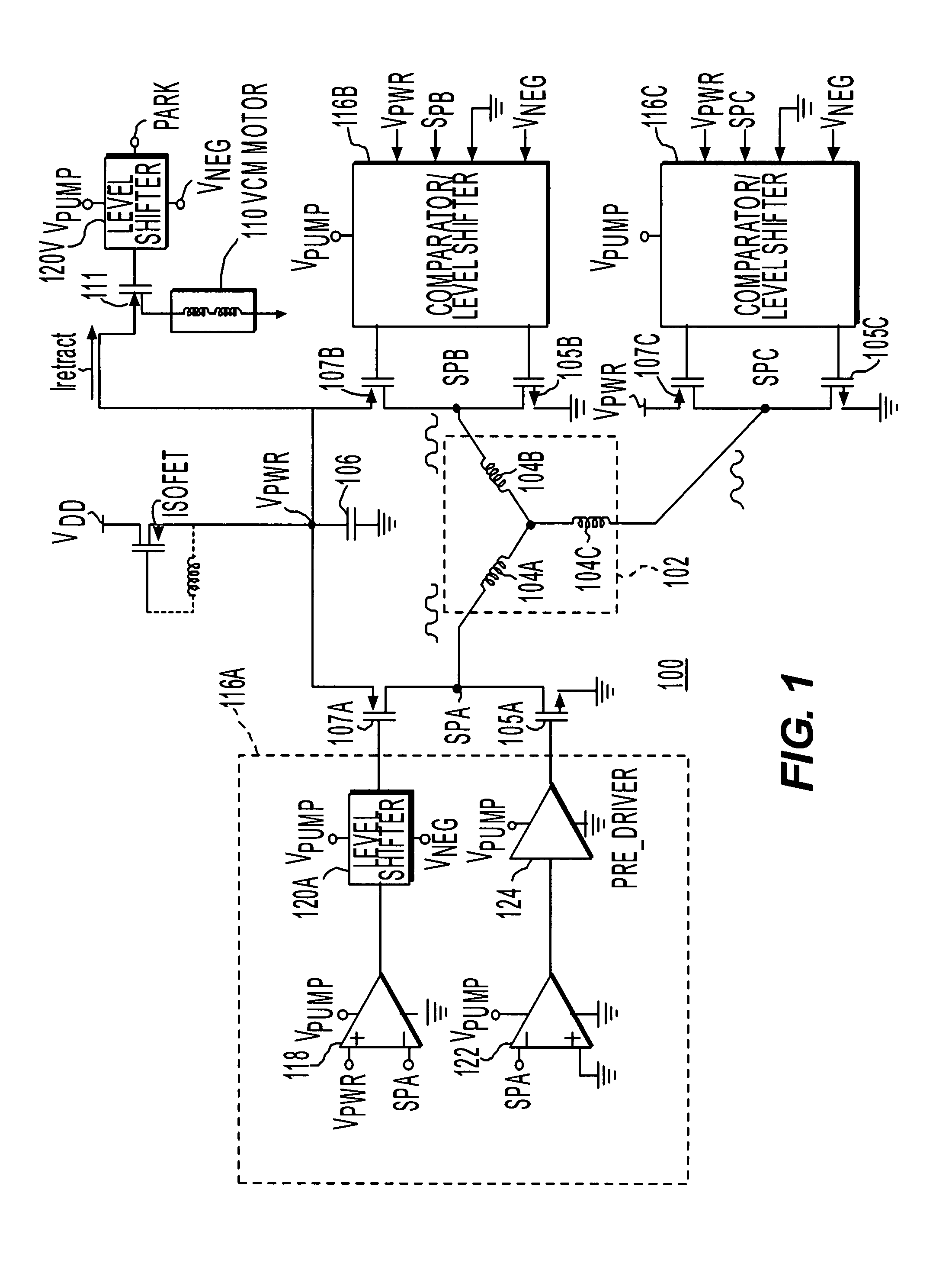 System and process for utilizing back electromotive force in disk drives