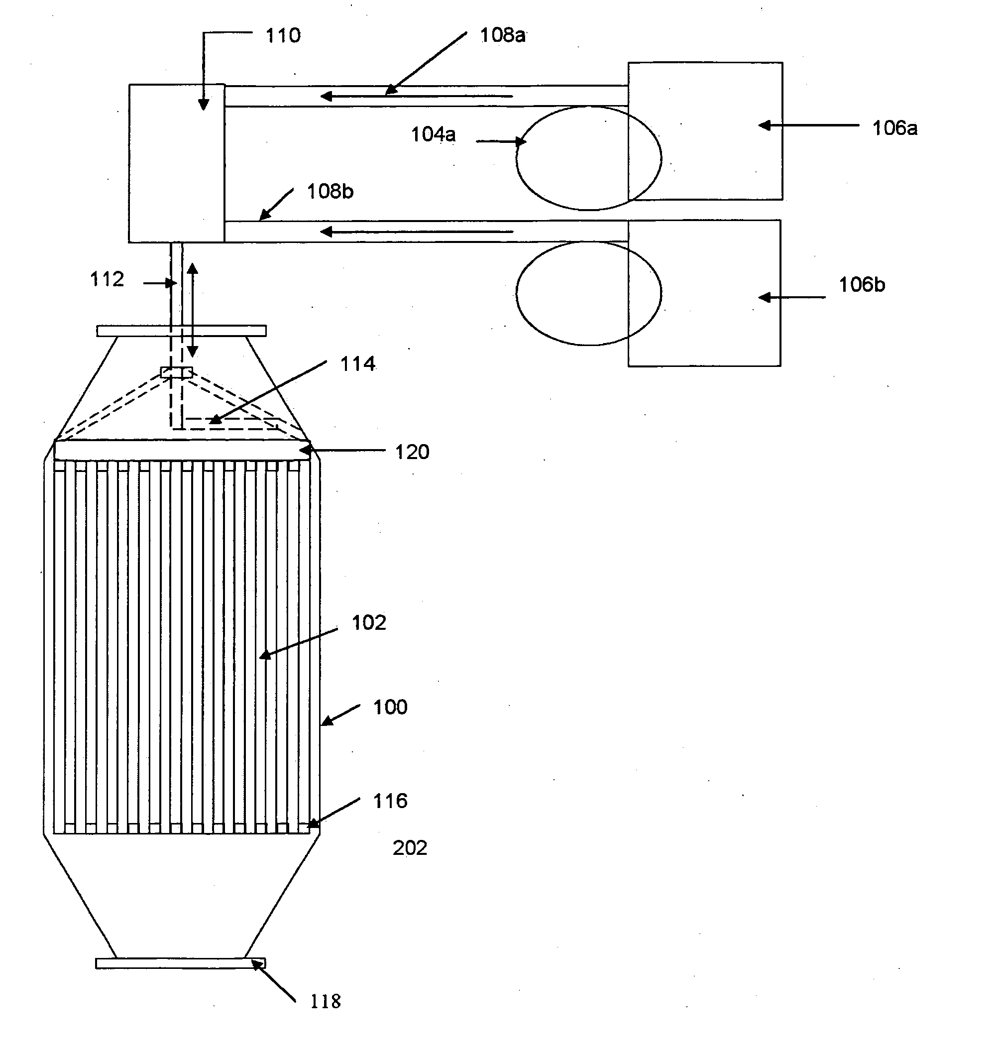 Method and system for removing ash from a filter