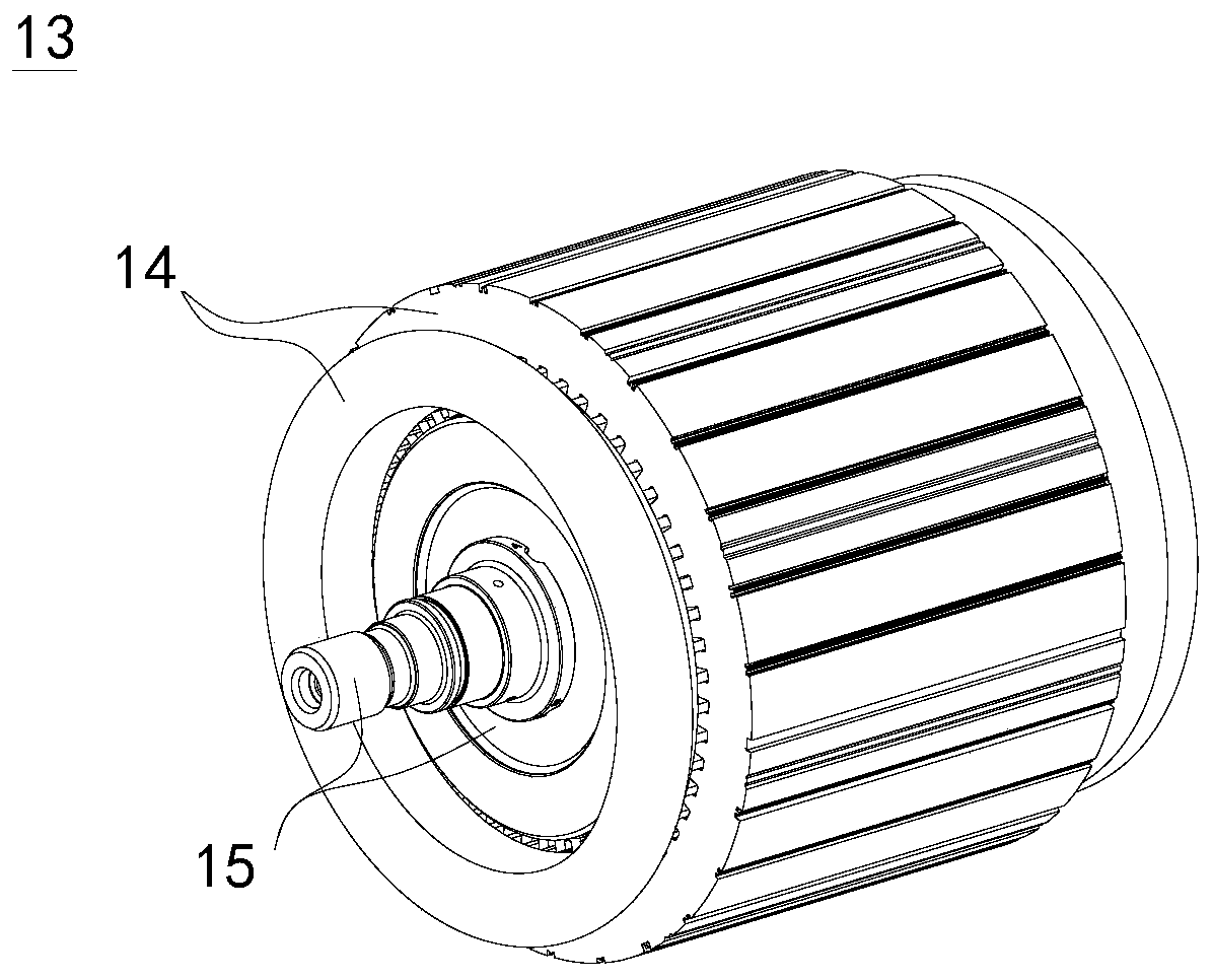 Rotor iron core piece, rotor iron core, rotor, permanent magnet synchronous motor and related products