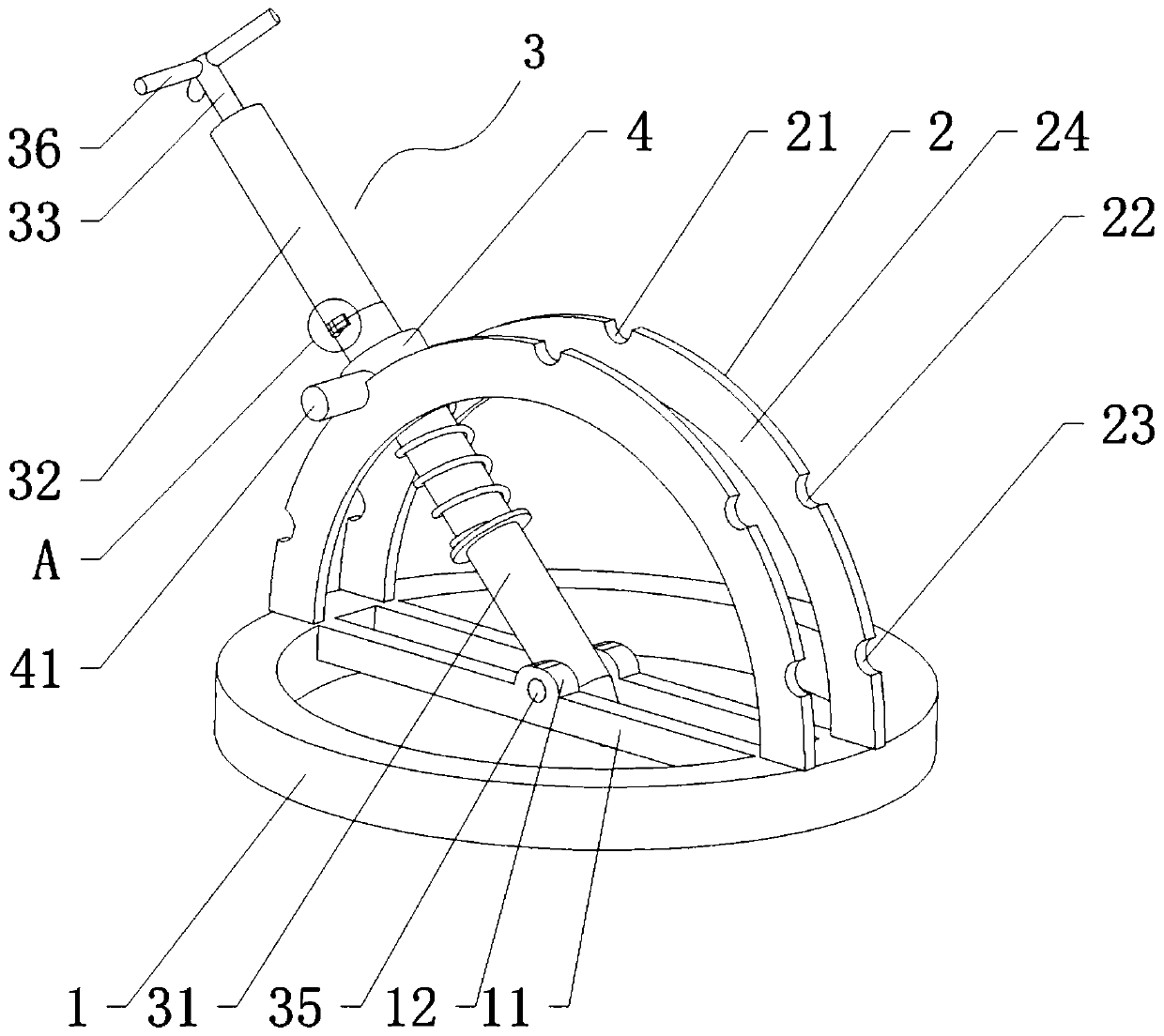 Auxiliary device for acupuncture and application method thereof