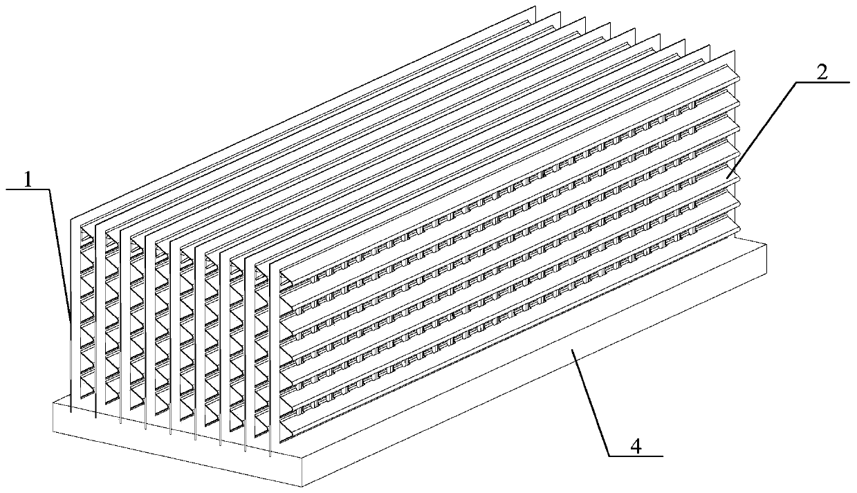 Thermal superconducting plate finned radiator with fins on the surface