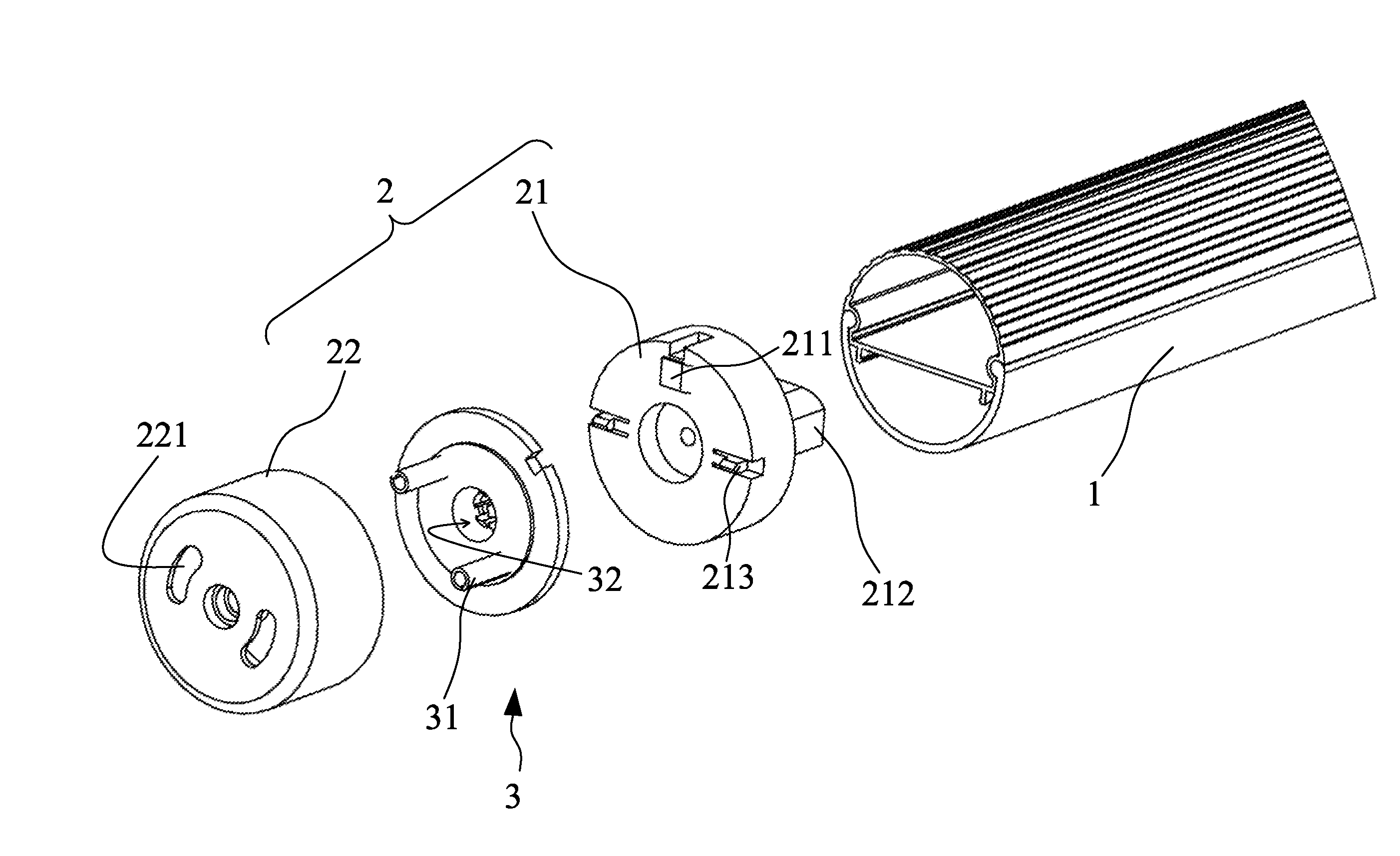 Electric shock proof lamp