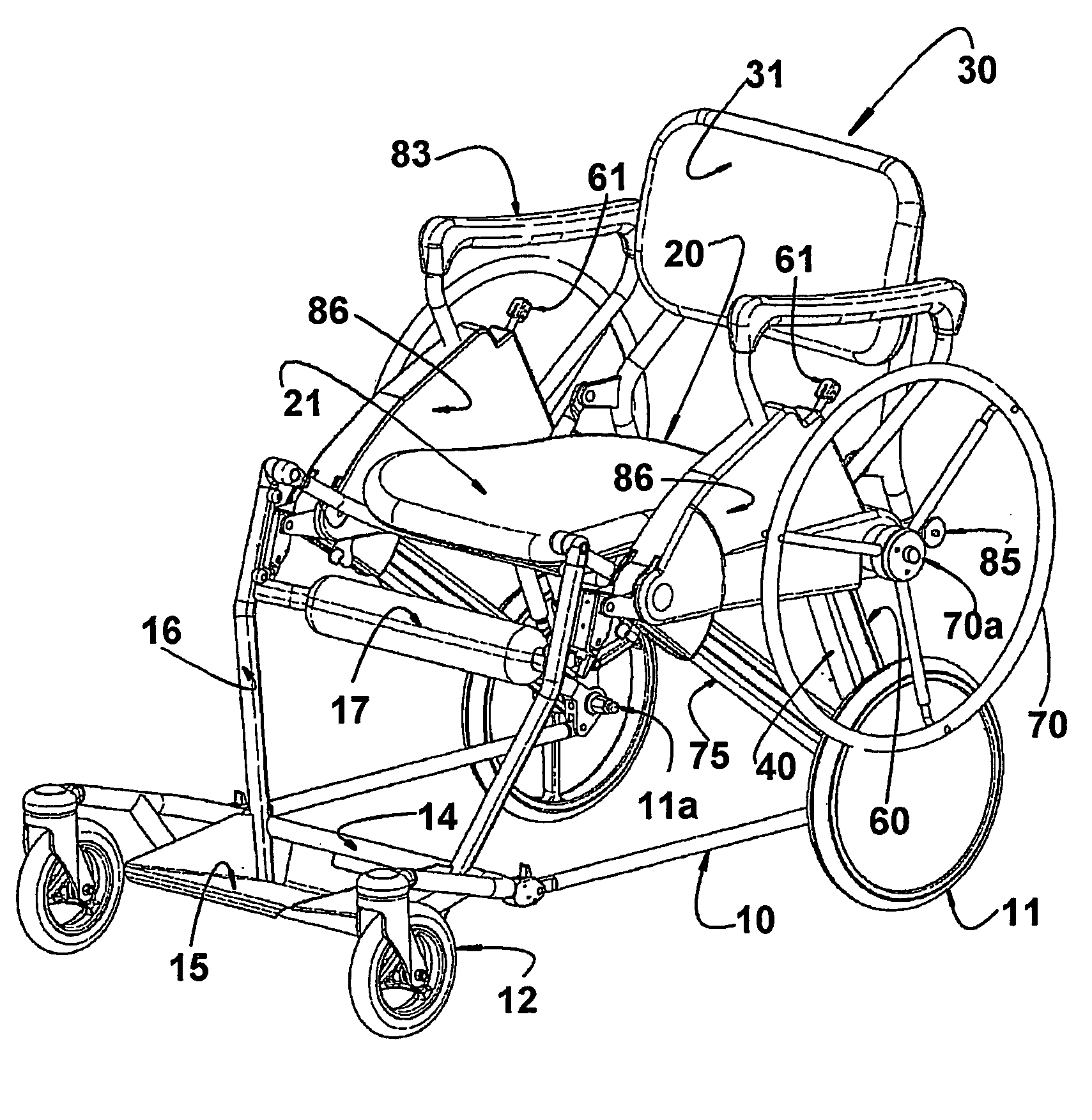 Locomotion device for physically disabled persons