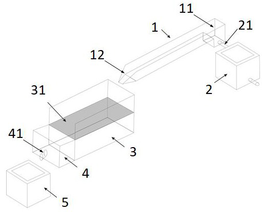 Experimental device and method for simulating gully head drop hole development