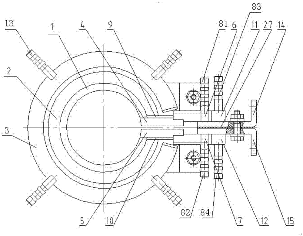 Quenching inductor for double steps of steering joint and quenching method for steering joint