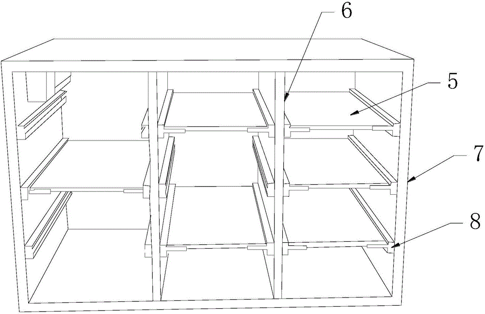 Temperature partitioned type refrigerator and standard refrigerator system