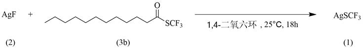 Synthesis method of silver(I) trifluoromethanethiolate