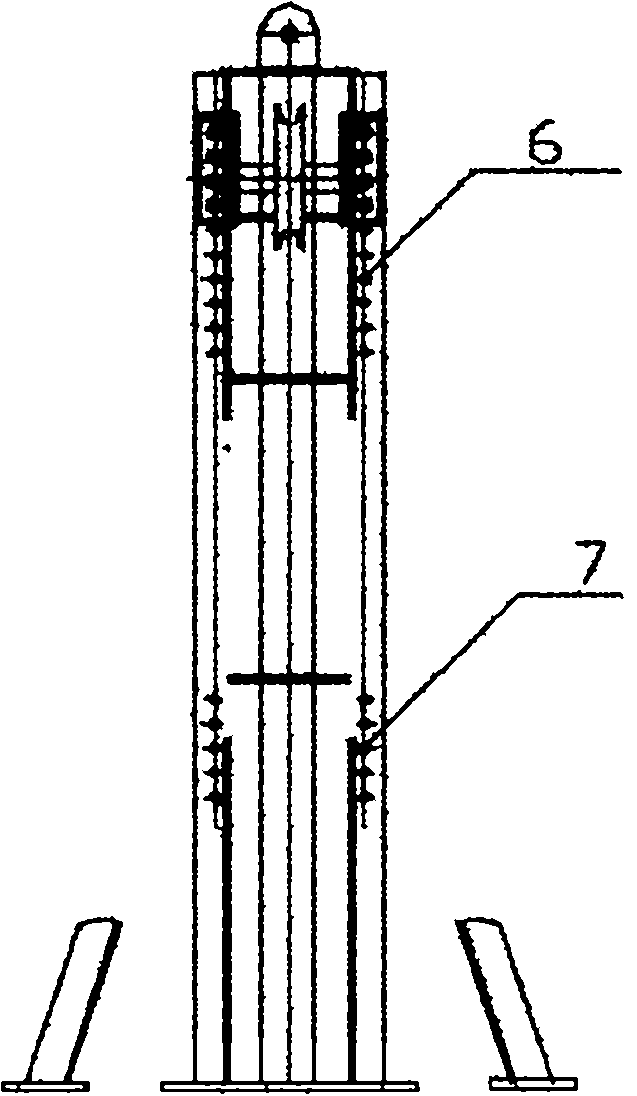 Multi-point loading and side-pulling testing apparatus for static tests on blades of large wind turbines