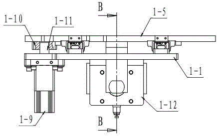 Clamping device for rear crossbeam of rear sub-frame