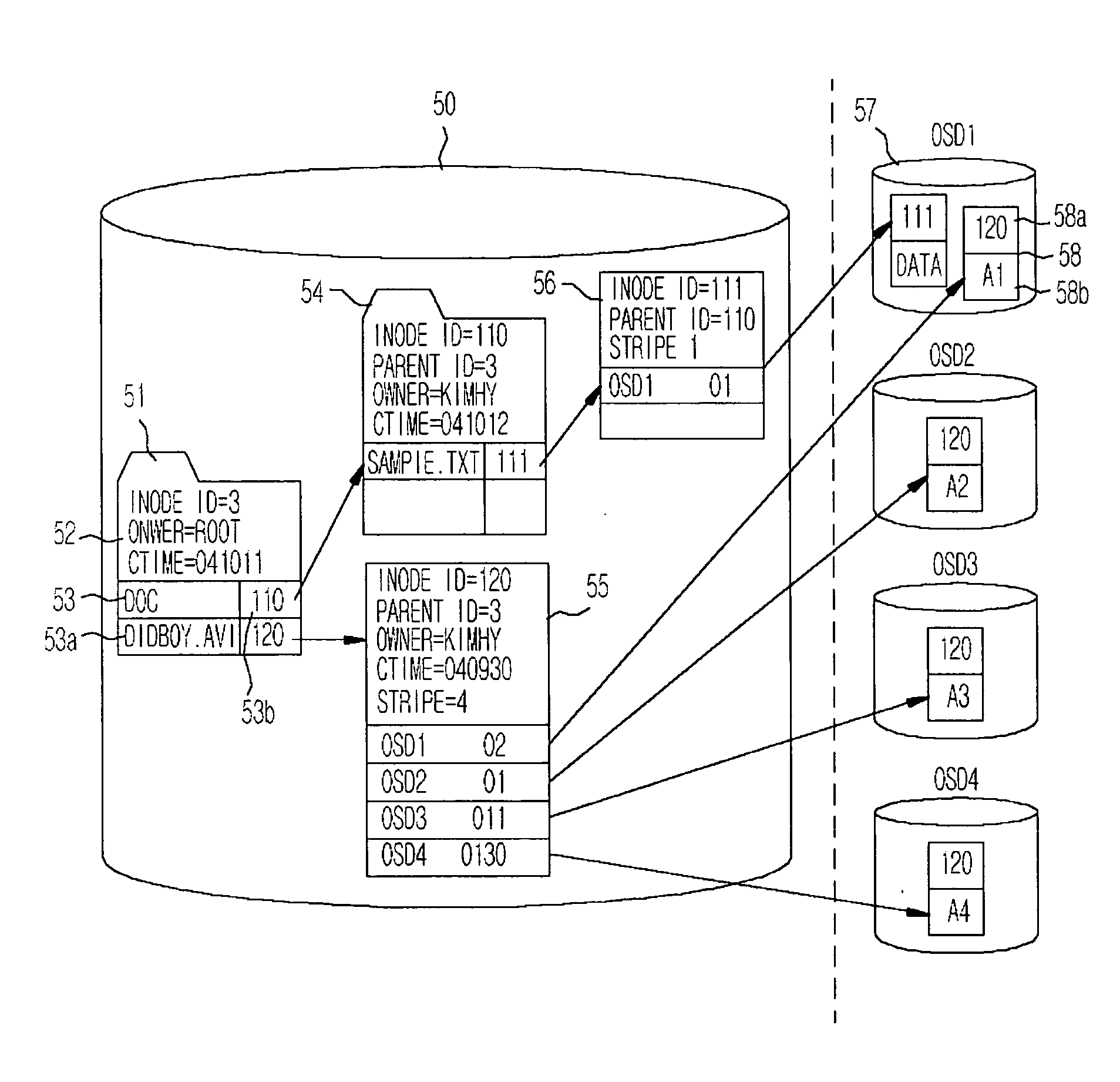 Crash recovery system and method for distributed file server using object based storage