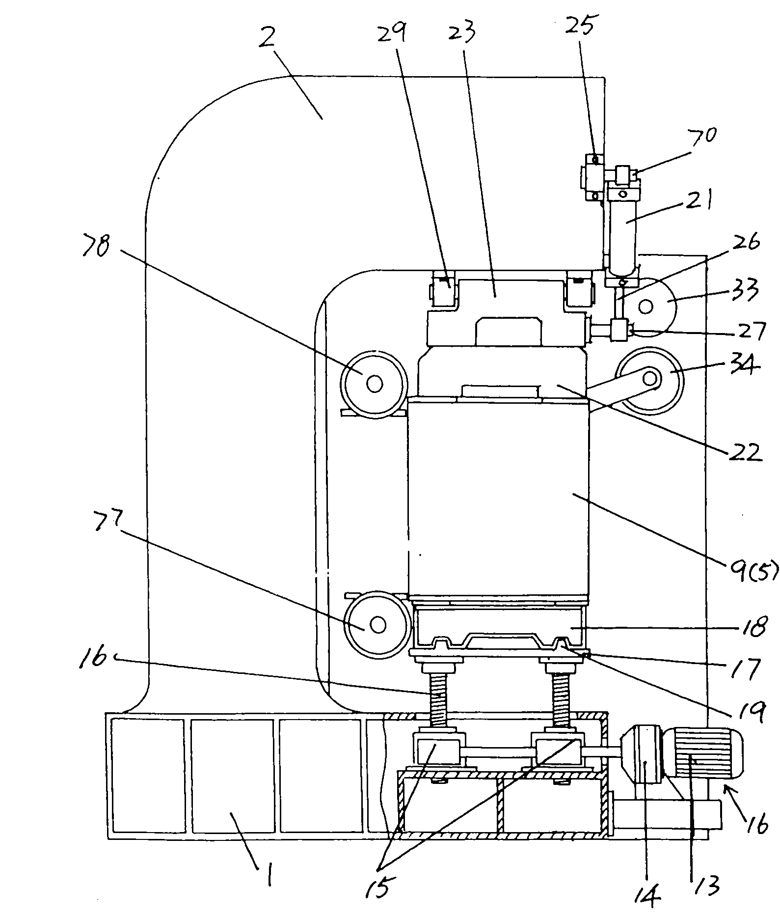 Formed felt collecting device of paper maker felt needling machine without end points