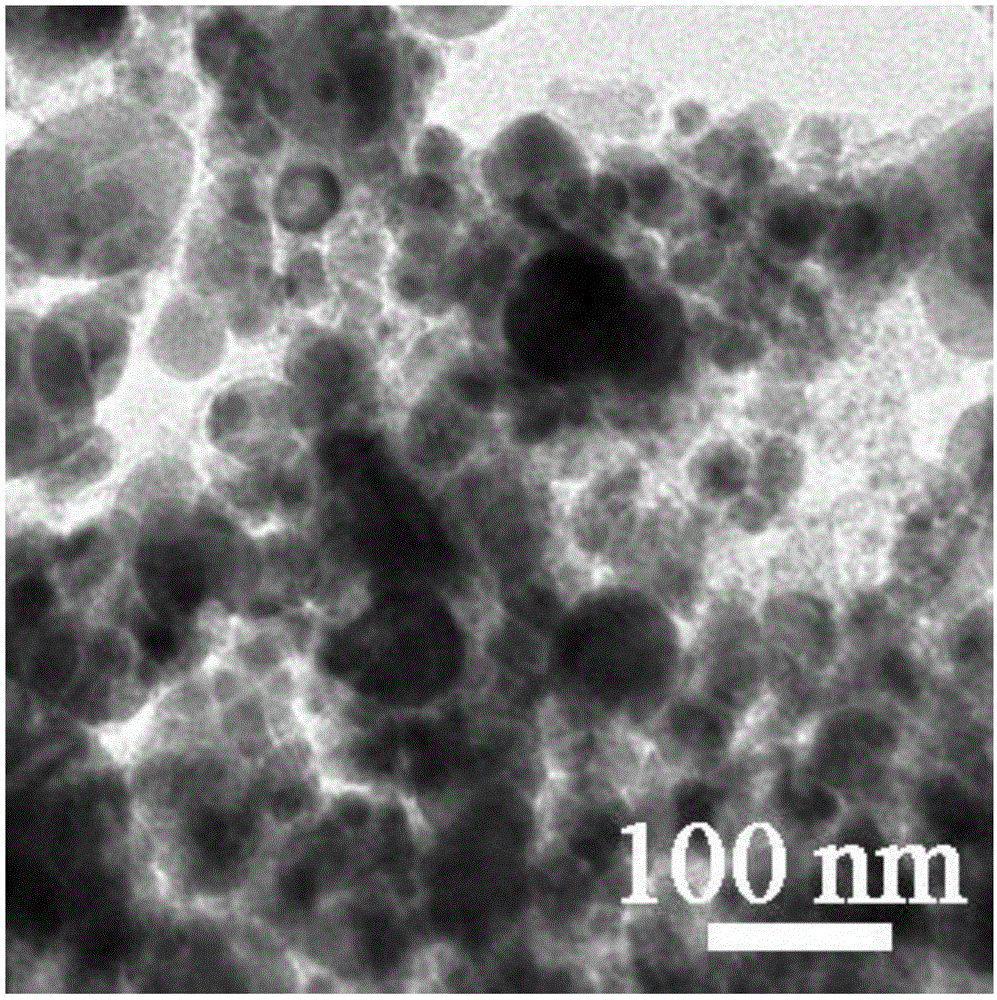 A kind of tungsten disulfide nanopowder material with aluminum sulfide shell and its preparation method