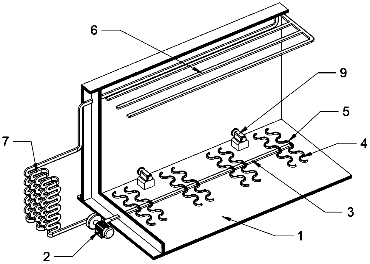 Circulating greenhouse mechanism based on tobacco drying room