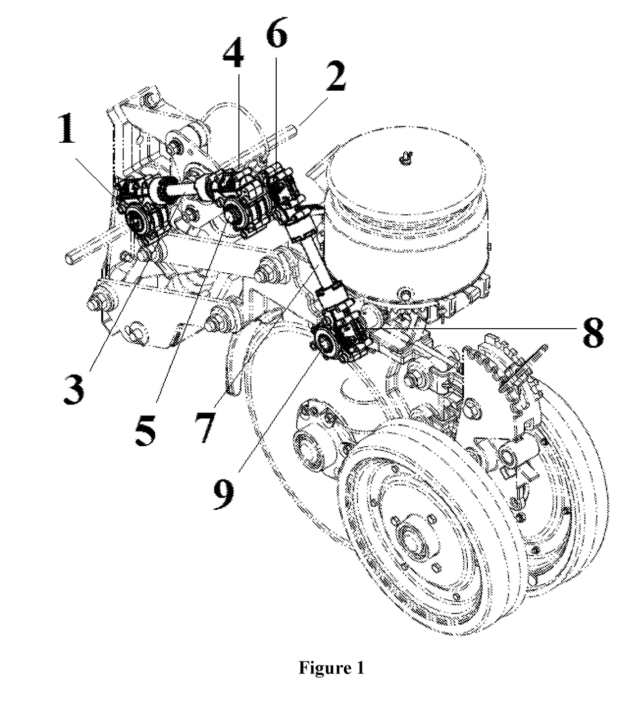 Flexible transmission system for use in agricultural machines and tools in general