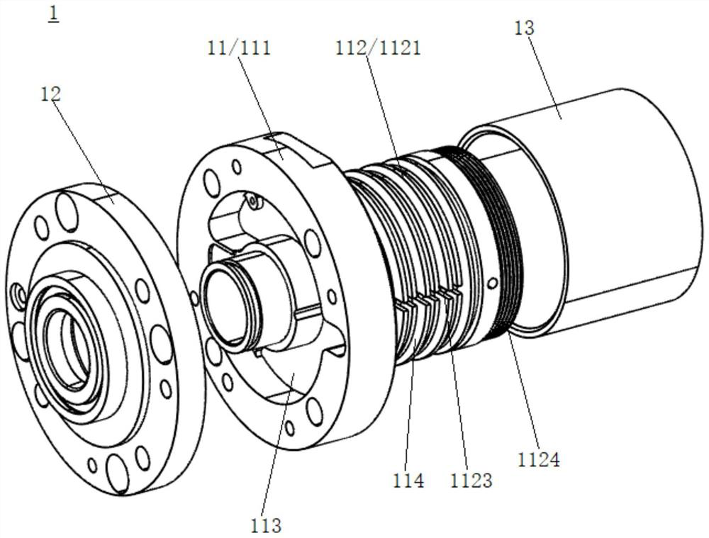 Nozzle mounting structure with a double-cooling type height sensor for laser processing head