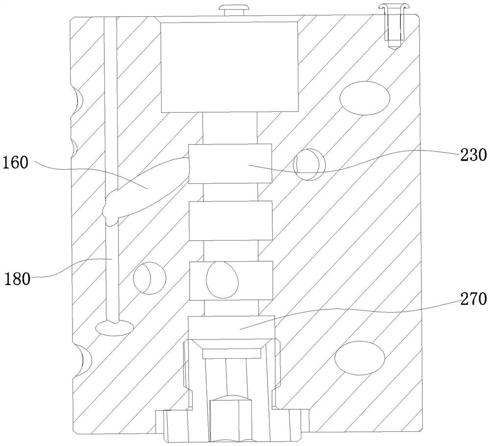 Stacked three-way flow valve