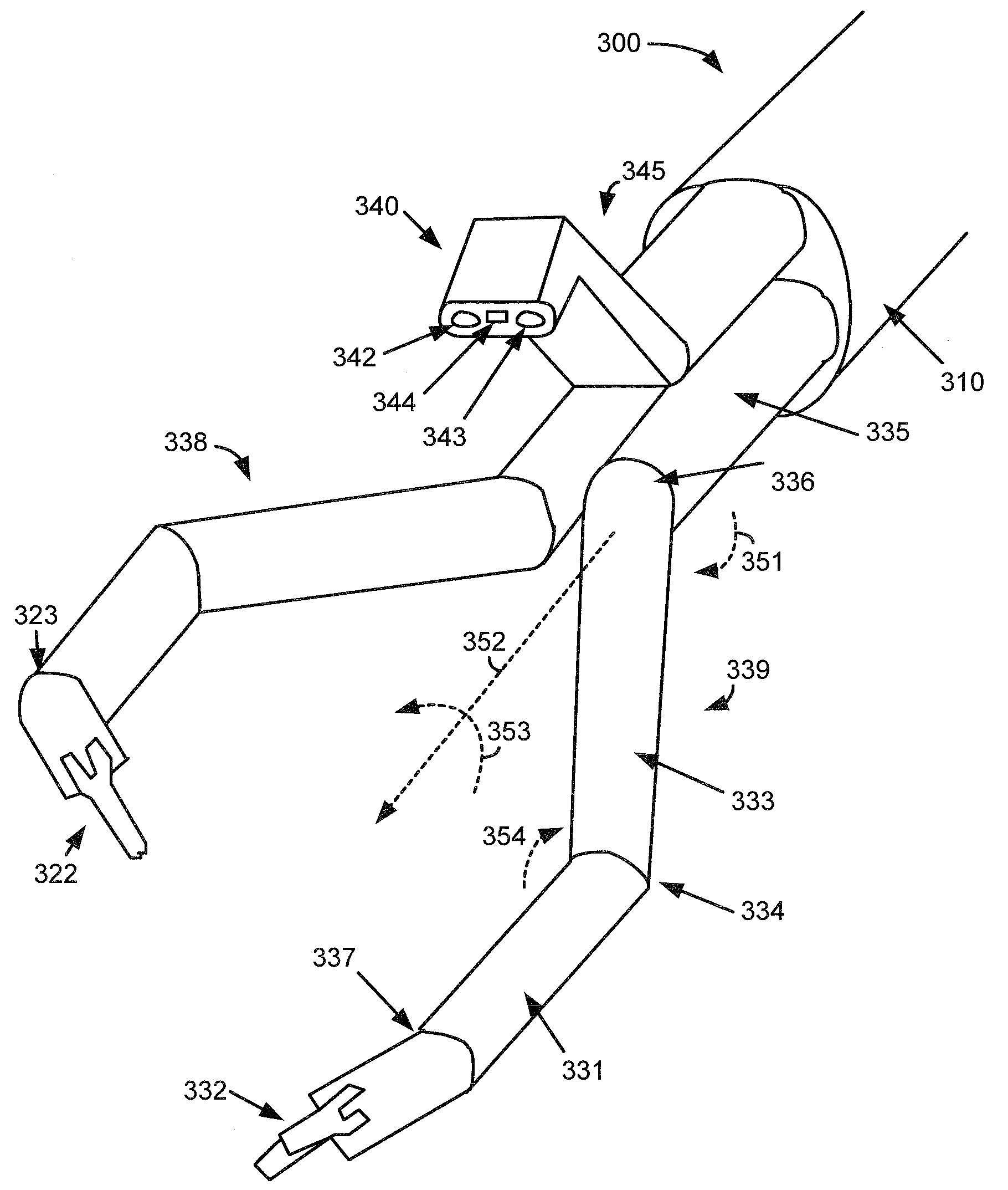 Extendable suction surface for bracing medial devices during robotically assisted medical procedures