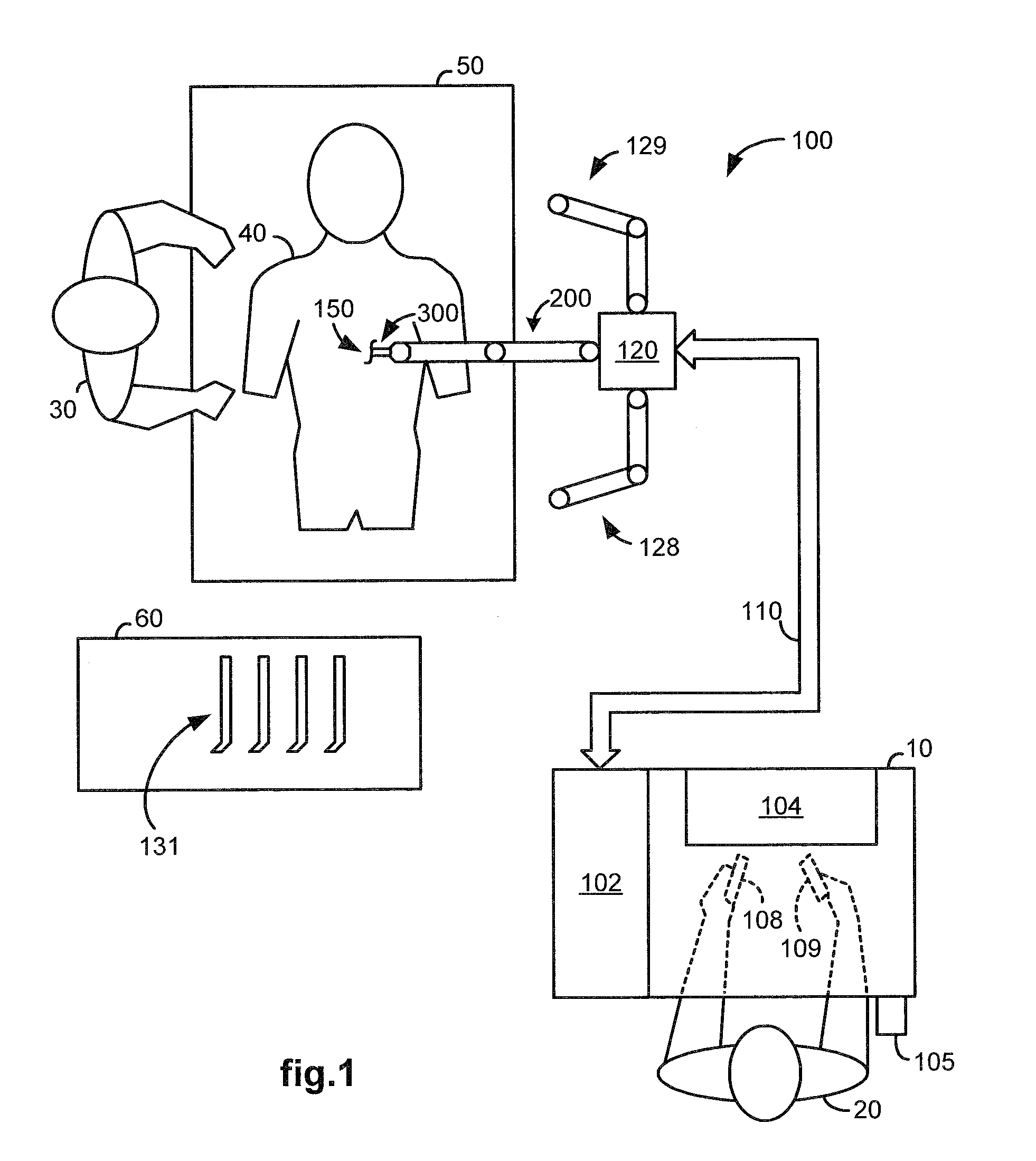 Extendable suction surface for bracing medial devices during robotically assisted medical procedures