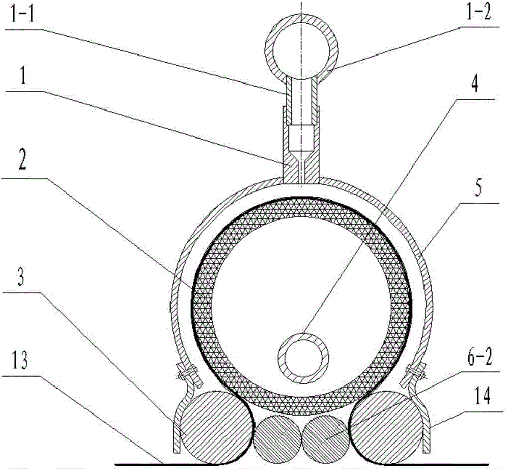 An injector for supercritical fluid spraying and dyeing