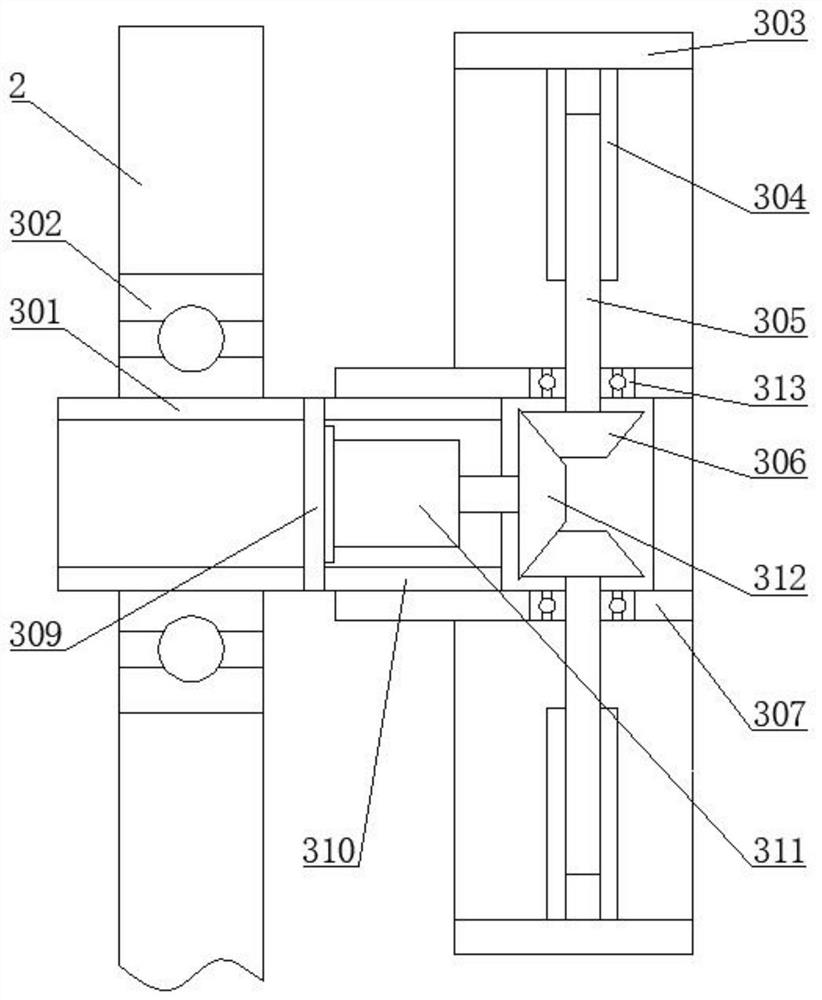 Distribution line laying device