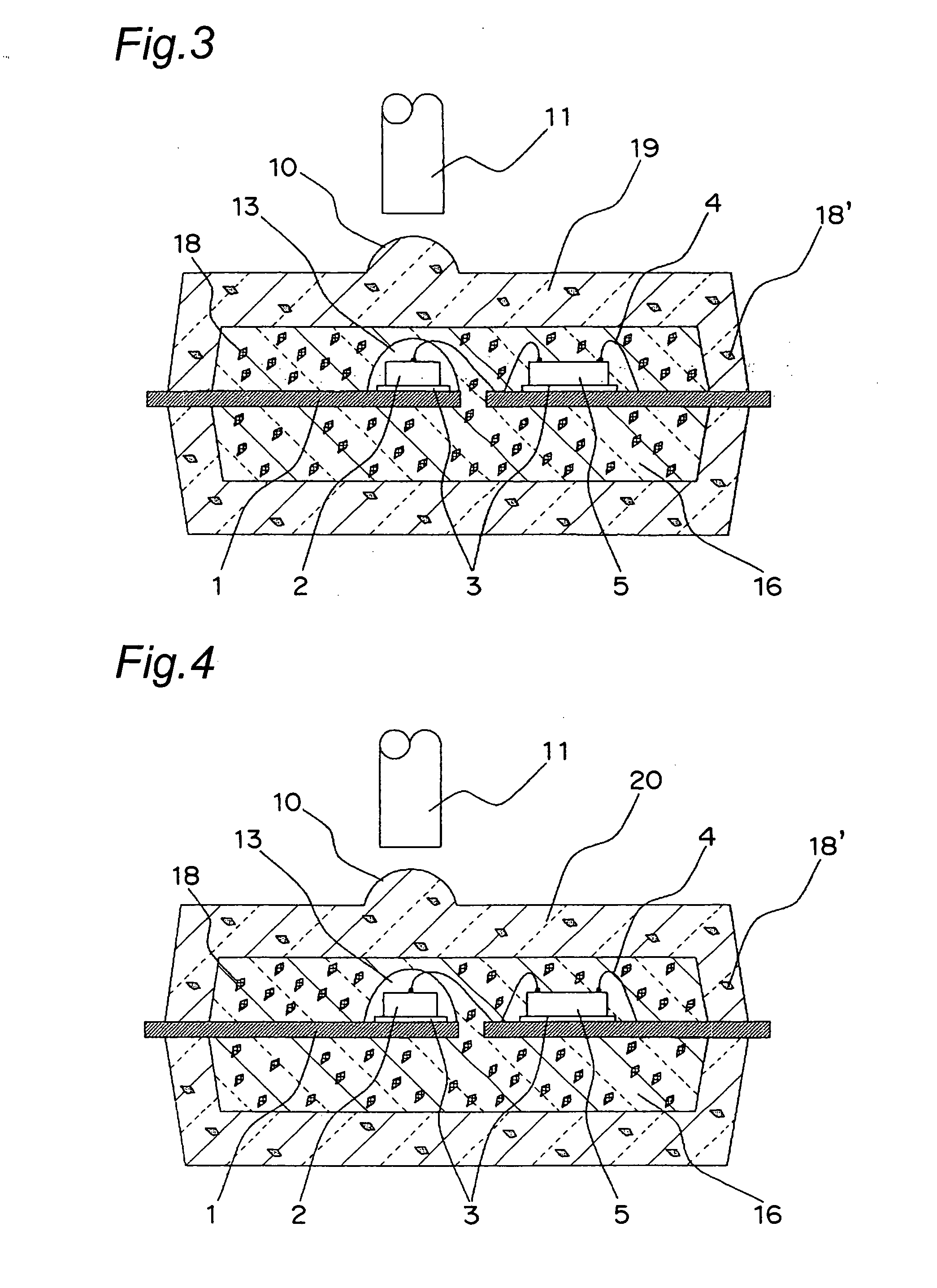 Optical semiconductor device, method for fabricating the same, lead frame and electronic equipment