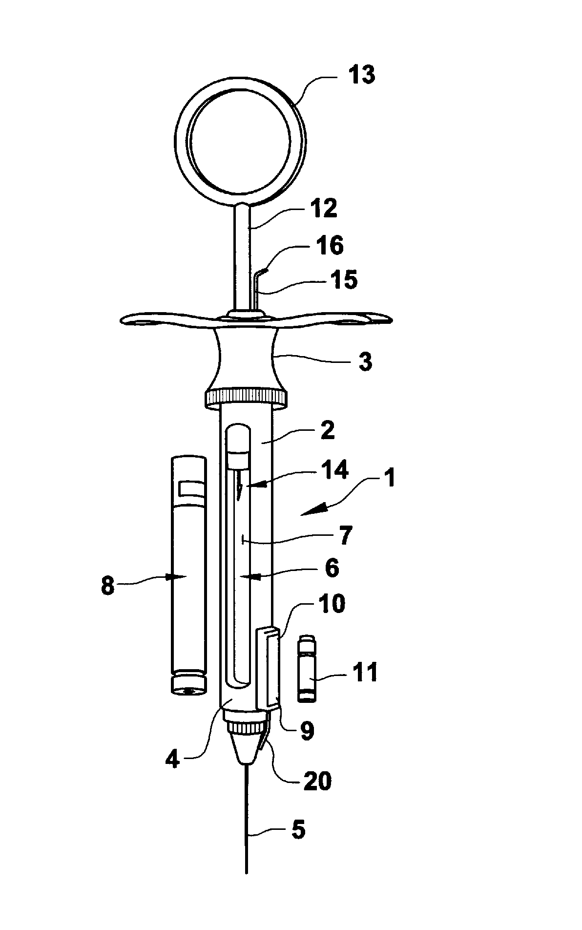 Method and apparatus for applying an anesthetic and bactericide