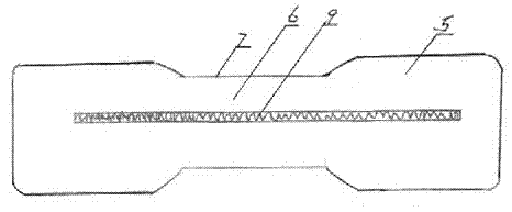 Dumbbell-shaped three-interior pillow and making method thereof