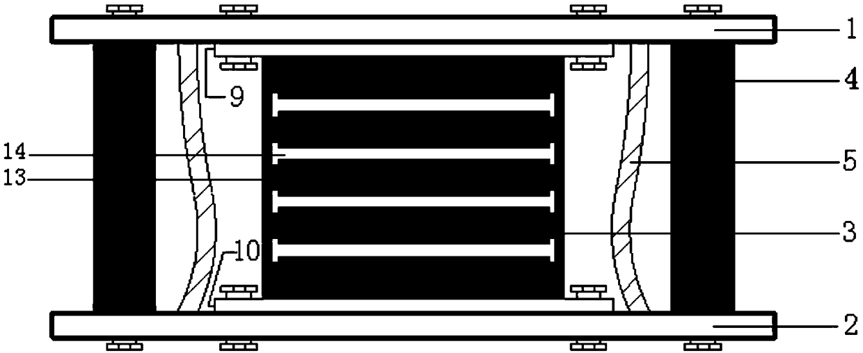 A multi-directional wide-frequency domain vibration isolation/shock reduction device