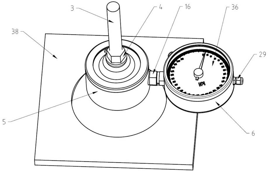 A mine-used visual fiber grating large-range bolt cable stress monitoring sensor