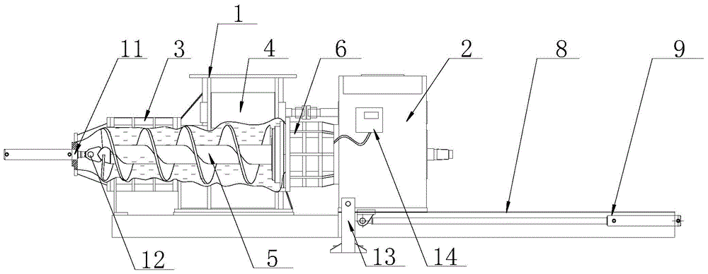 Brick machine with speed reducer capable of transversely moving back and forth