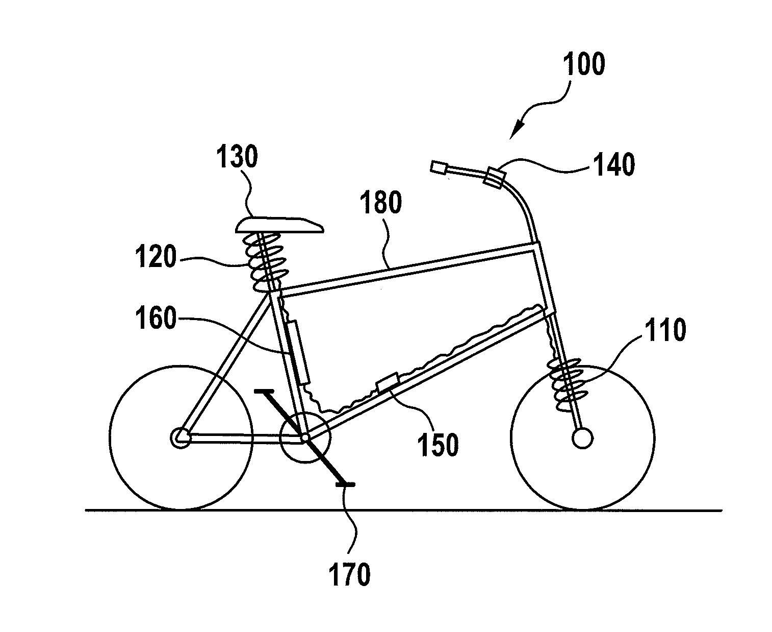 Method and device for controlling the damping of a vehicle that is able to be propelled by the driver