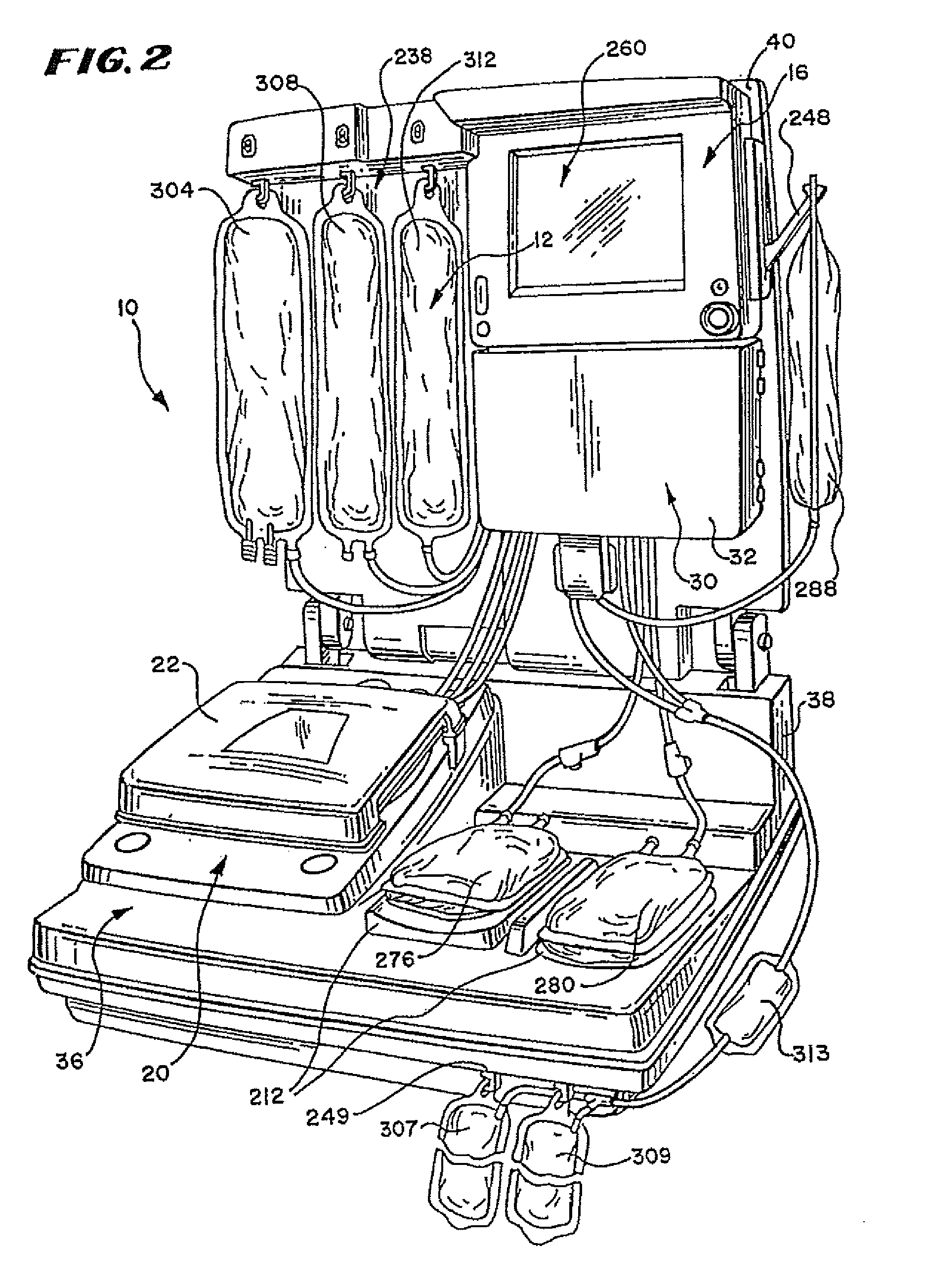 Blood Processing Systems And Methods That Employ An In-Line Flexible Leukofilter