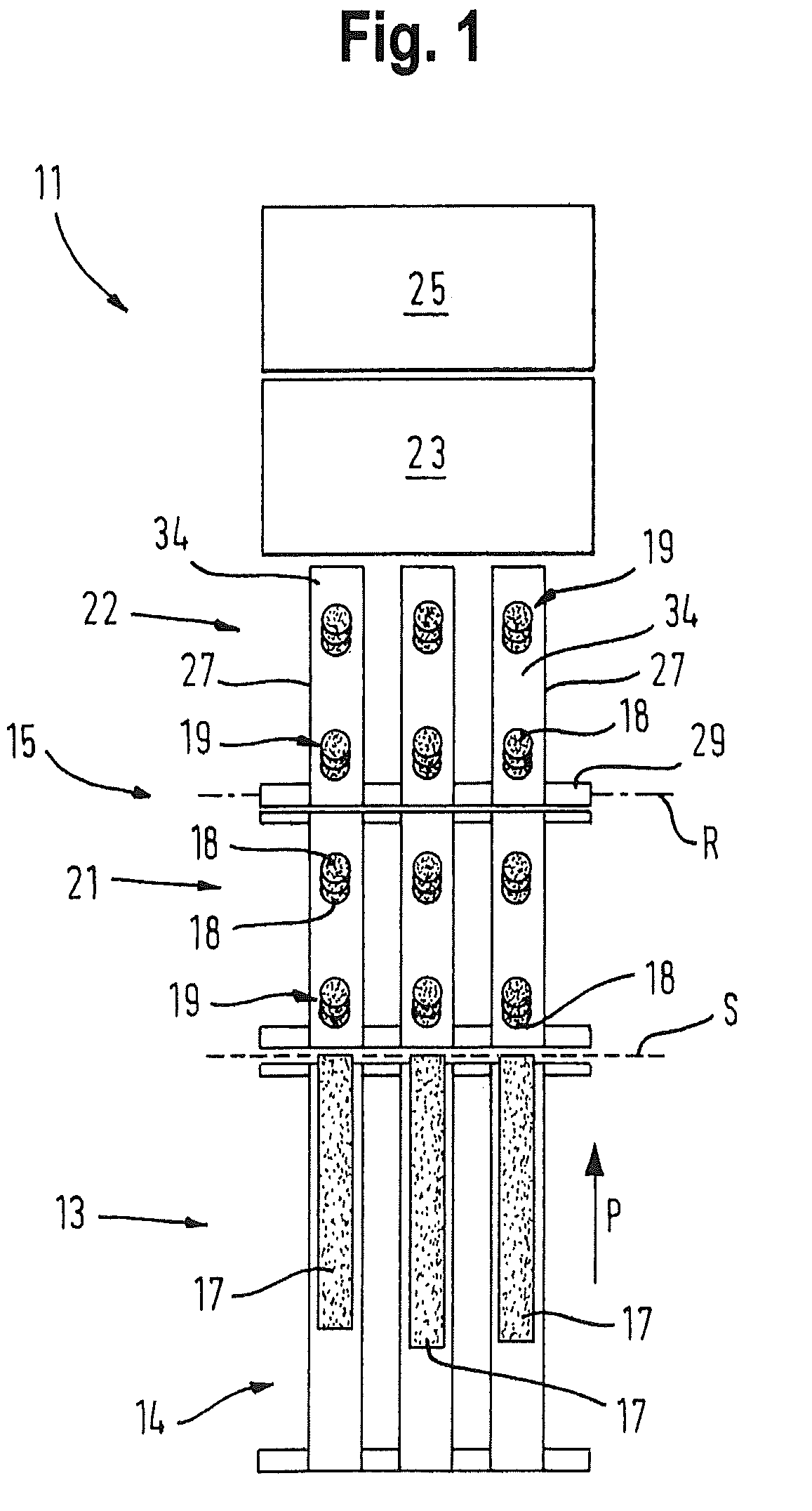 Apparatus for the supply of products