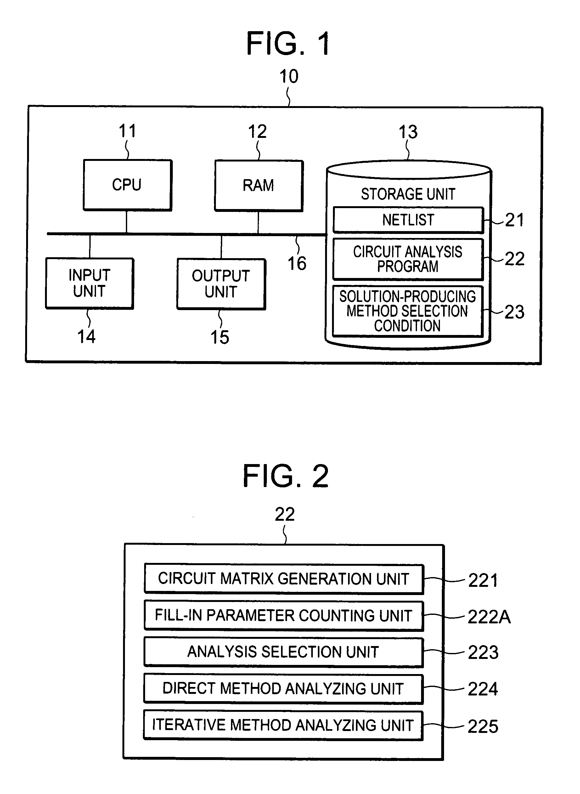 Method and computer program product for circuit analysis and circuit simulation device
