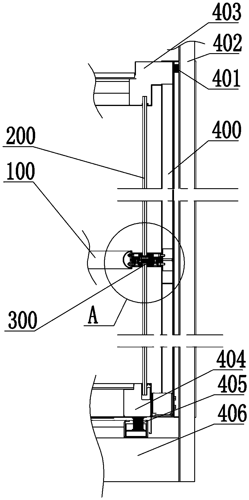 A car handrail