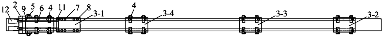 Method for reinforcing beam by using prestressed carbon fiber board