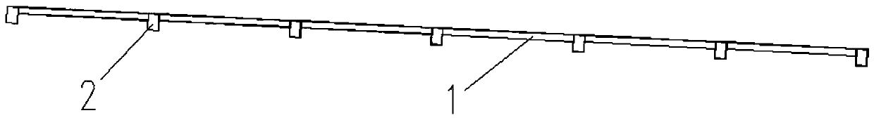 Photovoltaic sunlight room universal type profile roof structure capable of achieving wire arrangement and preventing water