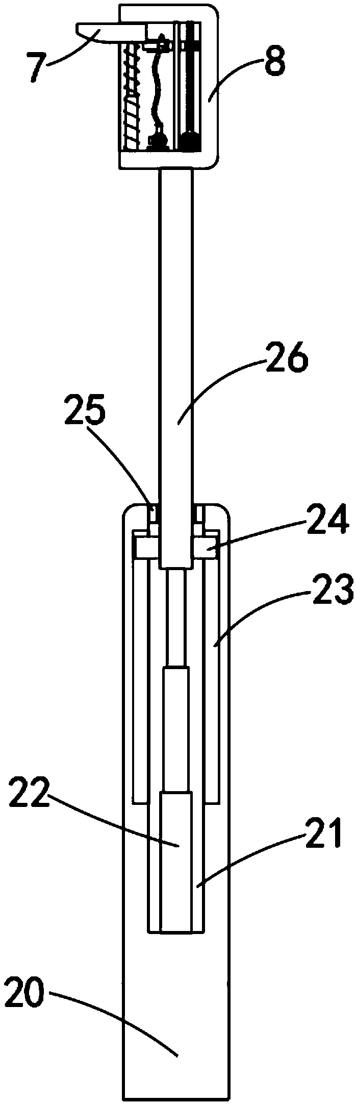 Auxiliary force augment hammer mechanism for power system operating rod