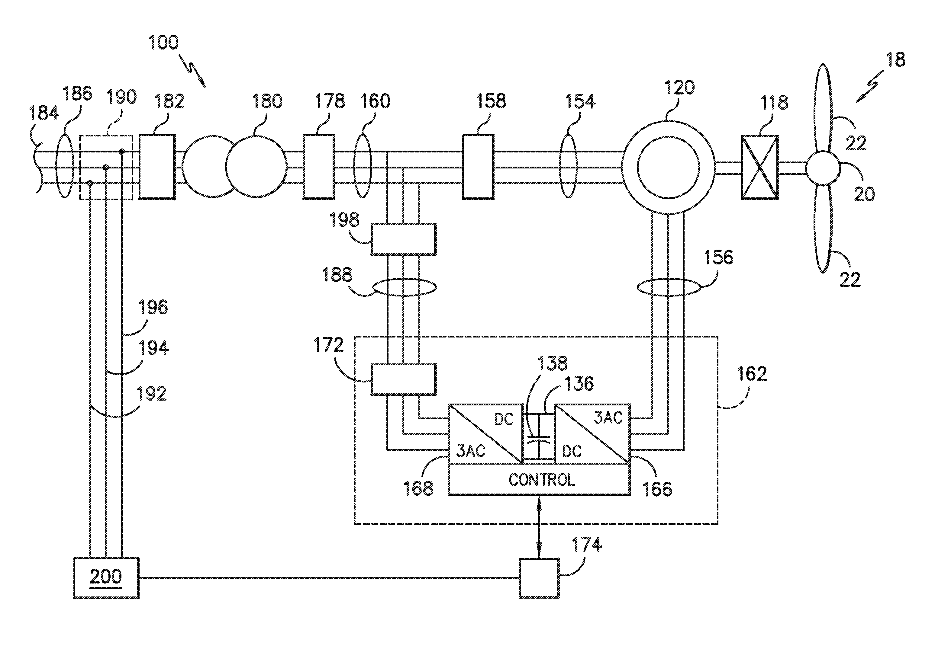 System and method for controlling a power generation system based on a detected islanding event