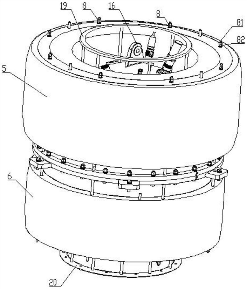 Spherical subsurface buoy main body