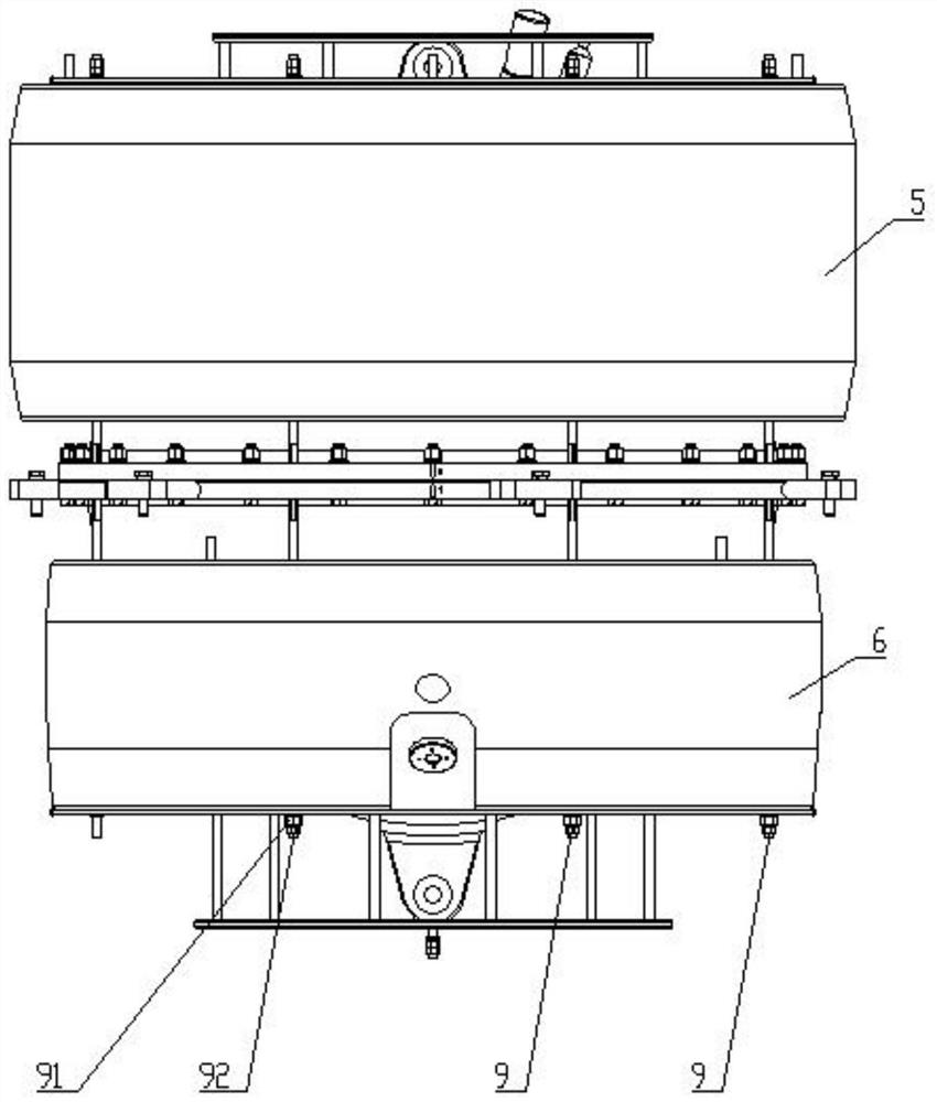 Spherical subsurface buoy main body