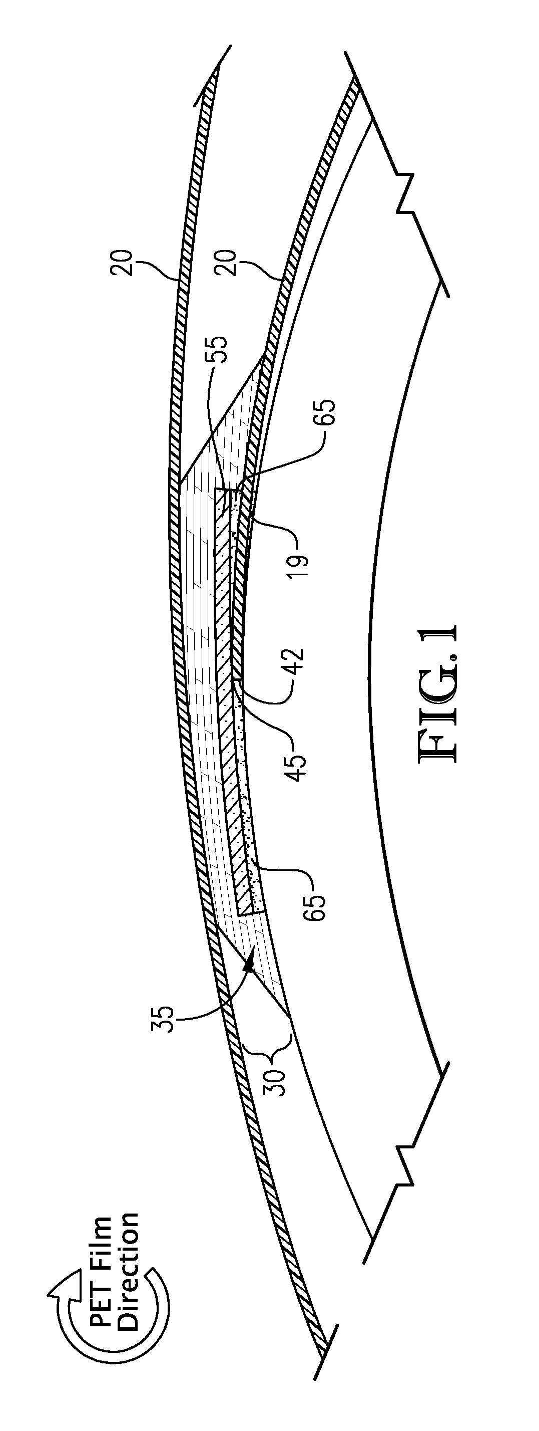 Packaged flexible film and flexible film packaging system therefor